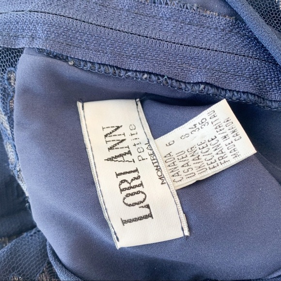 VINTAGE Lori-Ann Cropped Formal Mesh Zip up Top - Picture 8 of 10